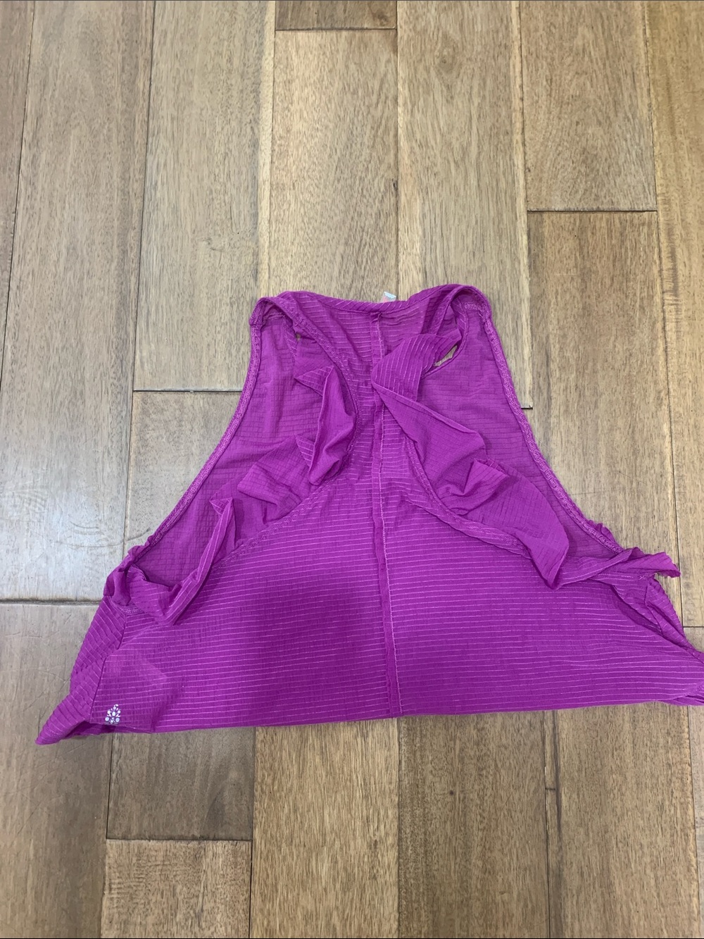Free People Magenta Ribbed Racerback Tank - Picture 2 of 10